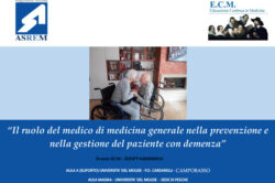 Pazienti con demenza, il 12 novembre corso ECM a Campobasso